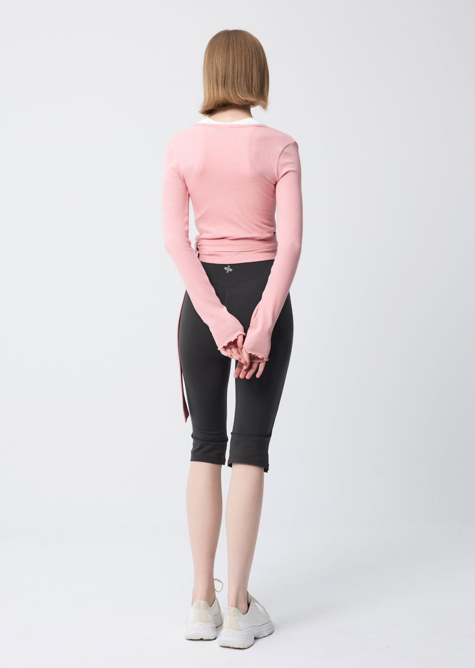 [Go Youn-Jung's Outfit] Ribbed Wrap Cardigan