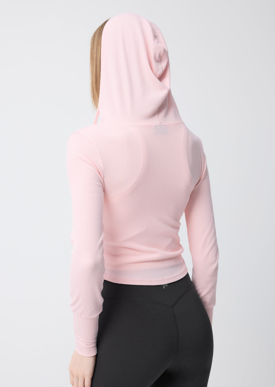 Soft Wrap Shirring Hoodie