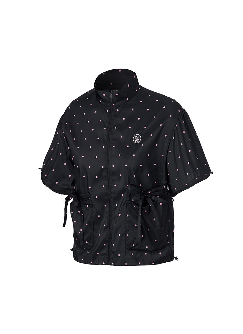 Airy Dot Short Sleeve Jumper