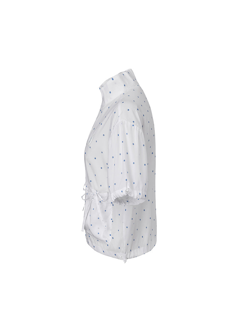 Airy Dot Short Sleeve Jumper