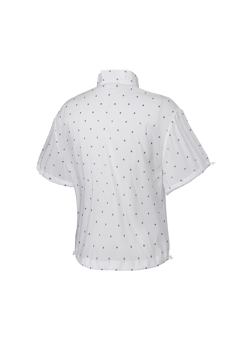 Airy Dot Short Sleeve Jumper