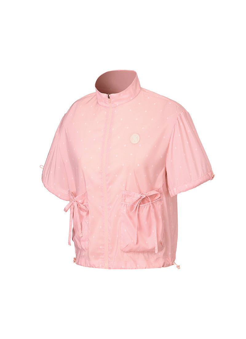 Airy Dot Short Sleeve Jumper