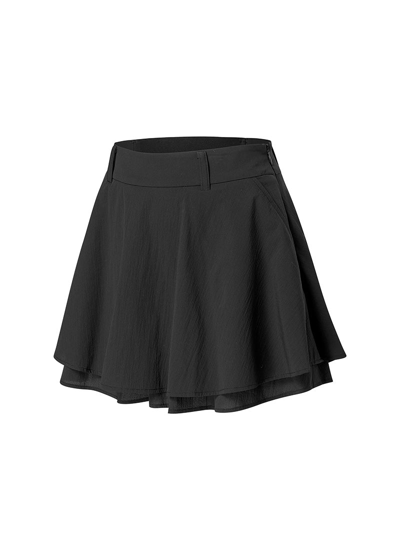 Magic Hole Flared Culotte Skirt