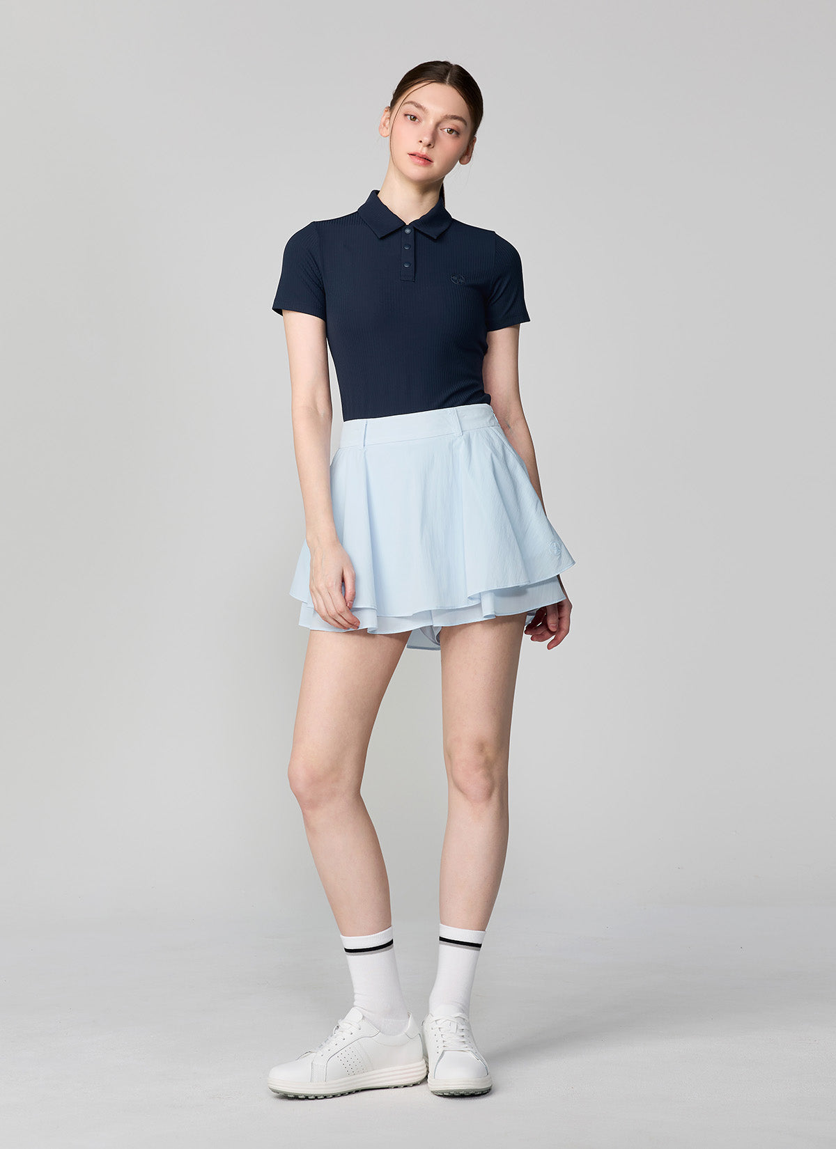 Magic Hole Flared Culotte Skirt