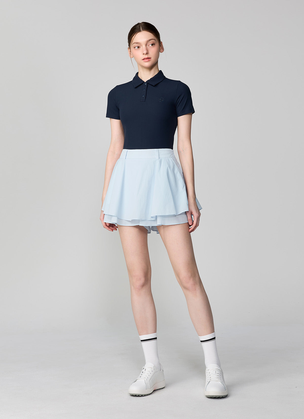 Magic Hole Flared Culotte Skirt