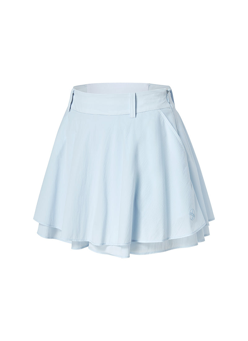 Magic Hole Flared Culotte Skirt