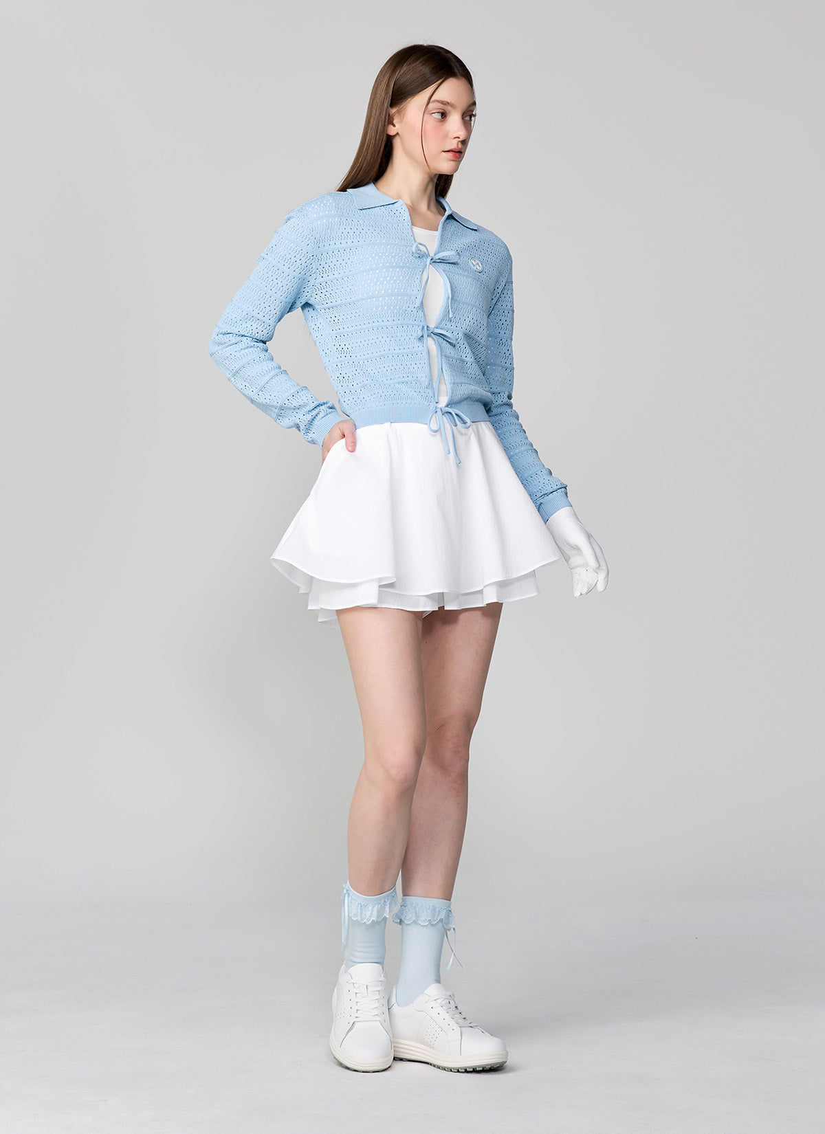 Magic Hole Flared Culotte Skirt