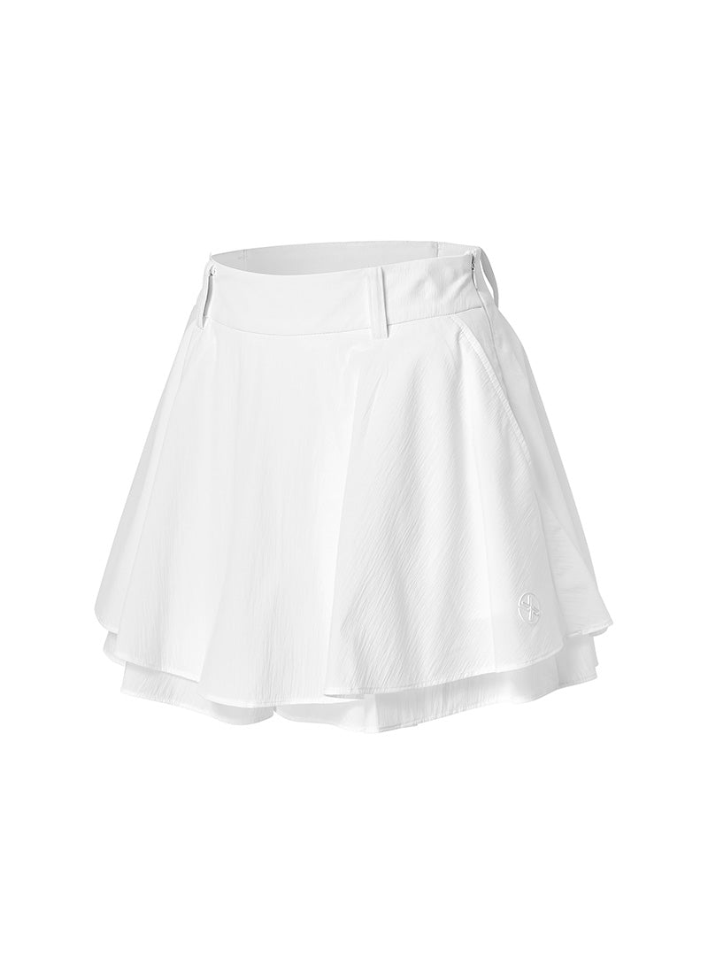 Magic Hole Flared Culotte Skirt