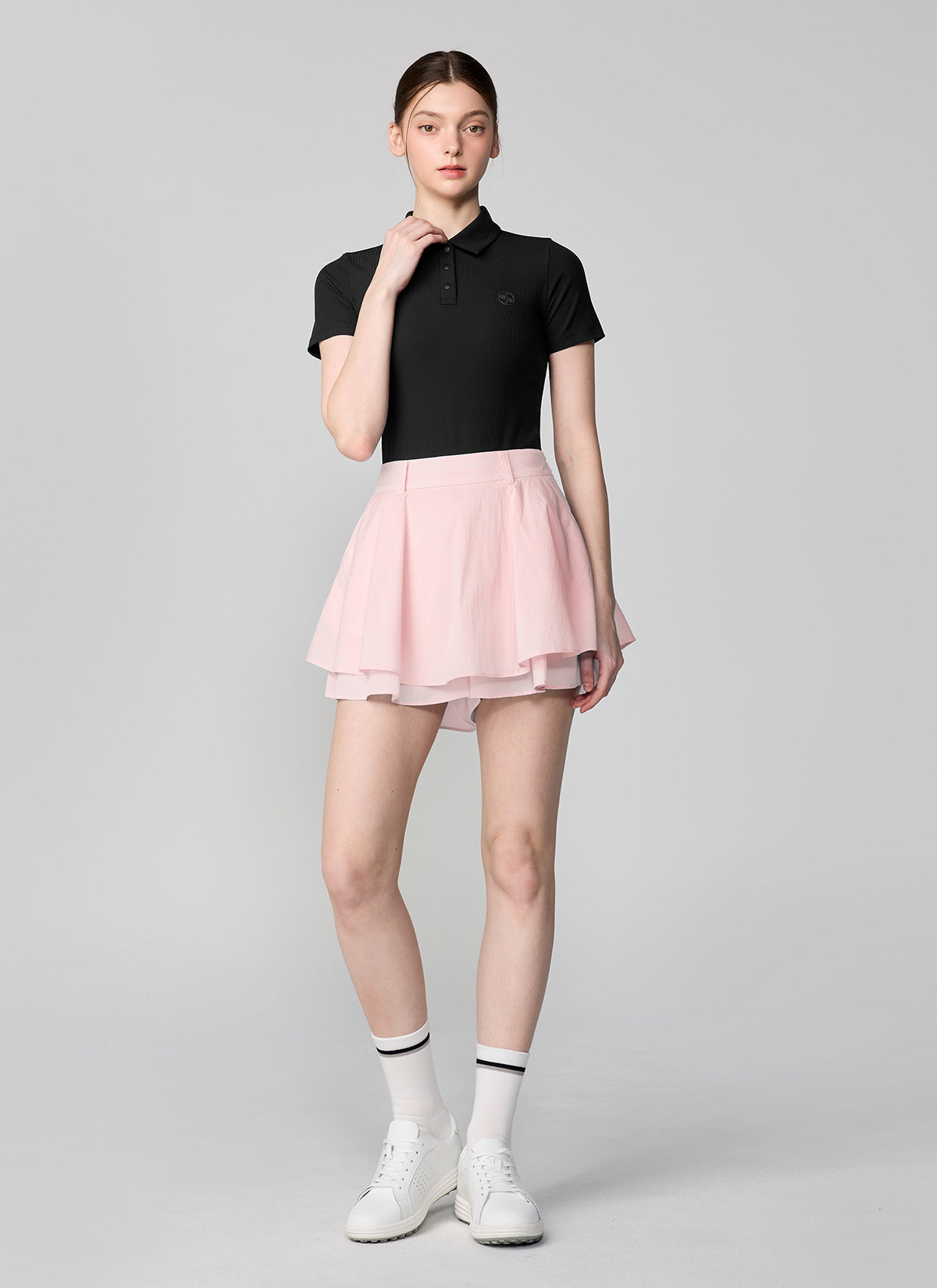 Magic Hole Flared Culotte Skirt
