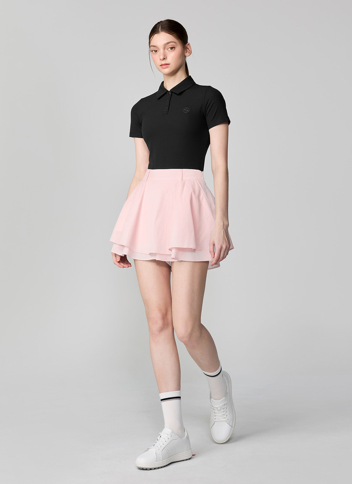 Magic Hole Flared Culotte Skirt
