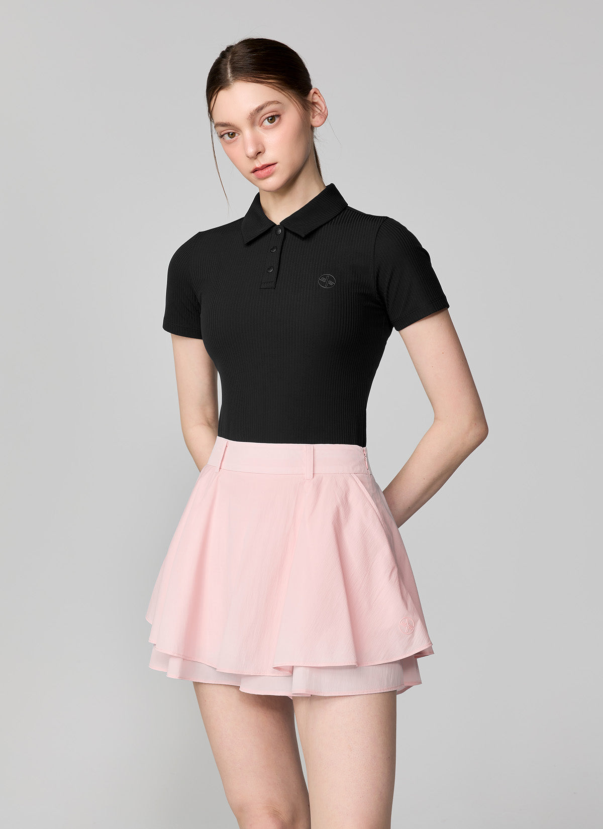 Magic Hole Flared Culotte Skirt