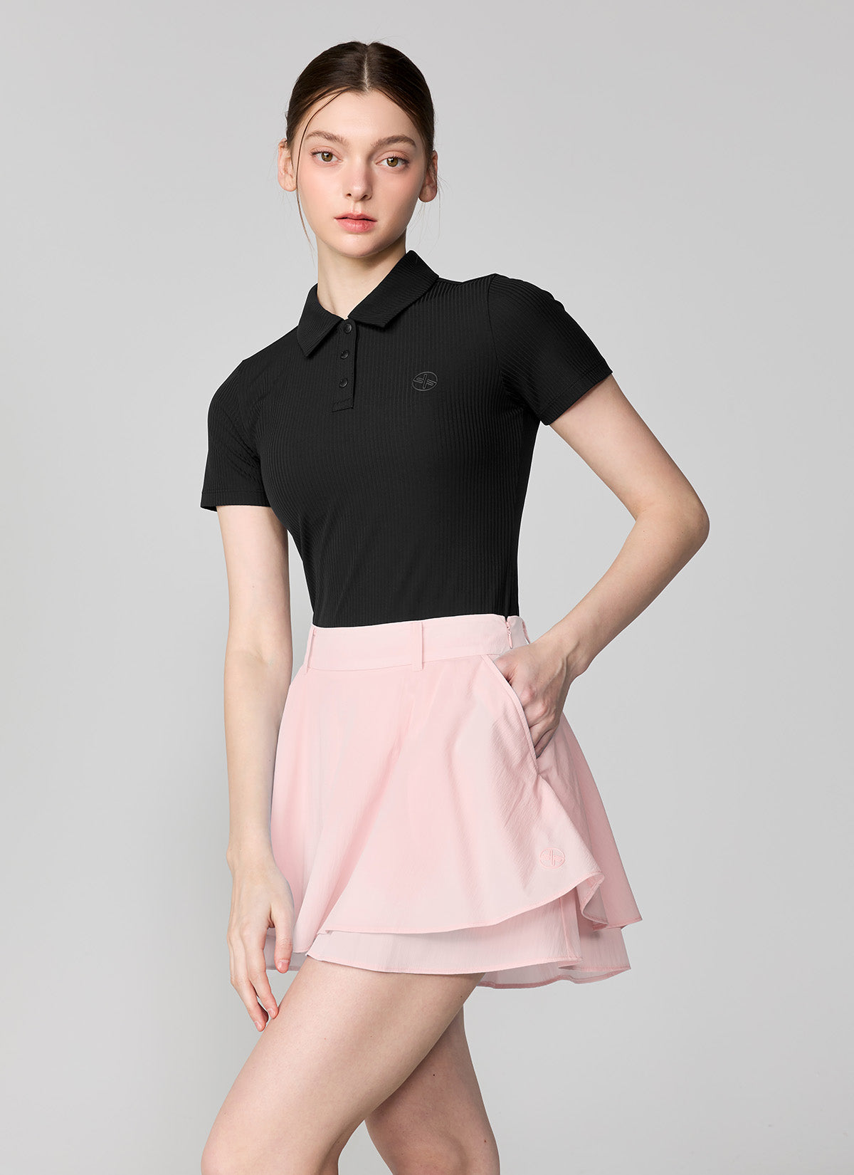 Magic Hole Flared Culotte Skirt