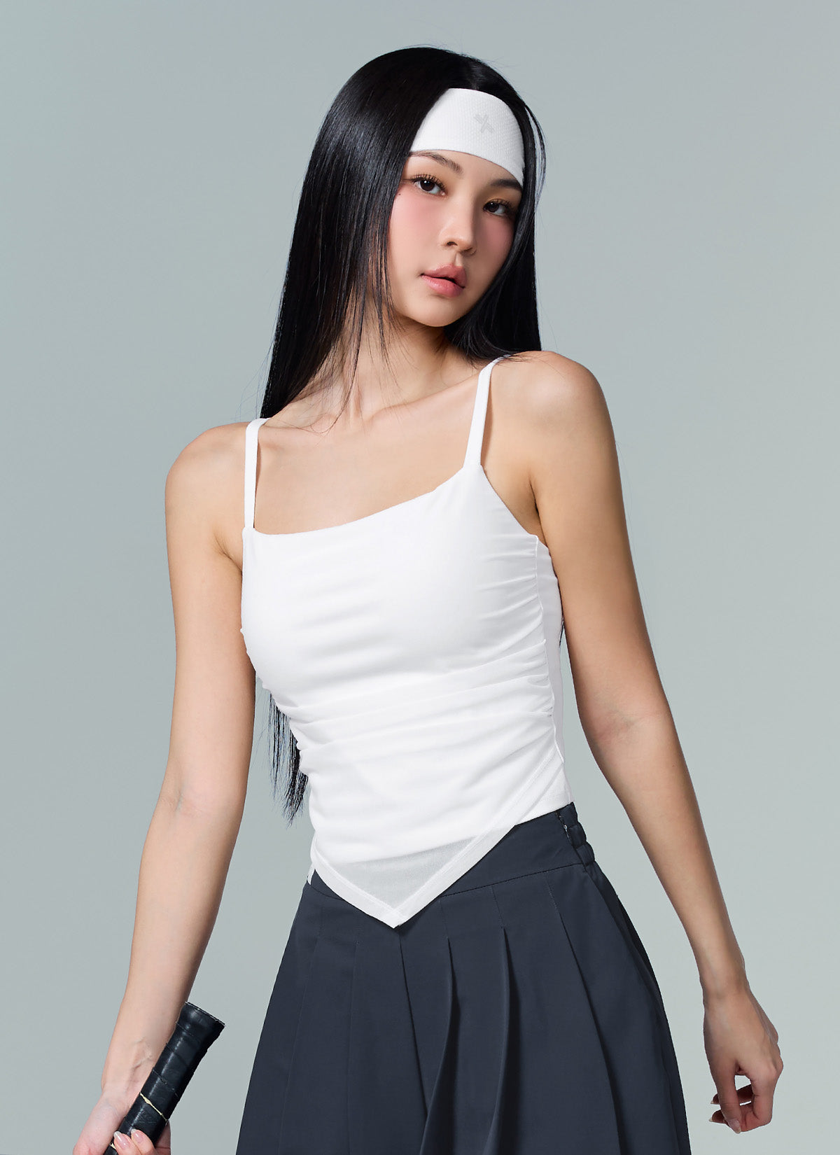 Unbalanced Layered Crop Top