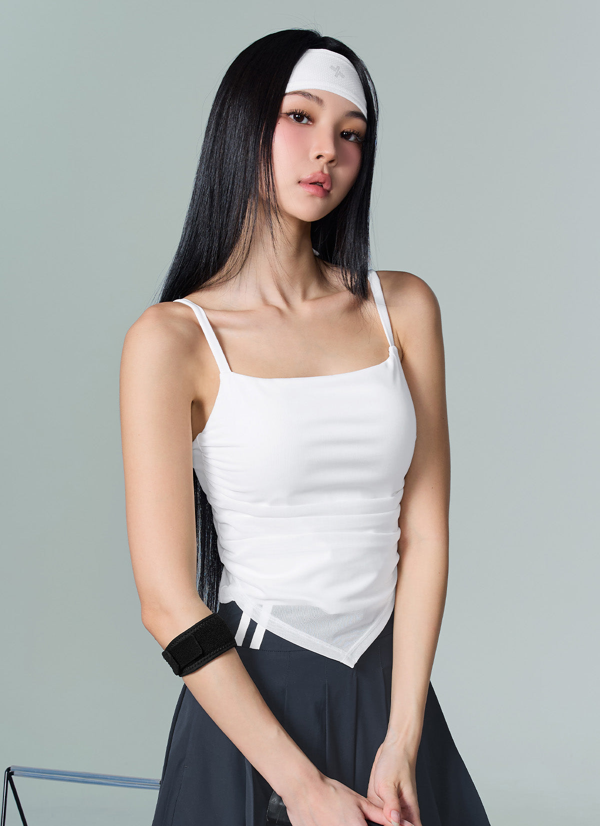 Unbalanced Layered Crop Top