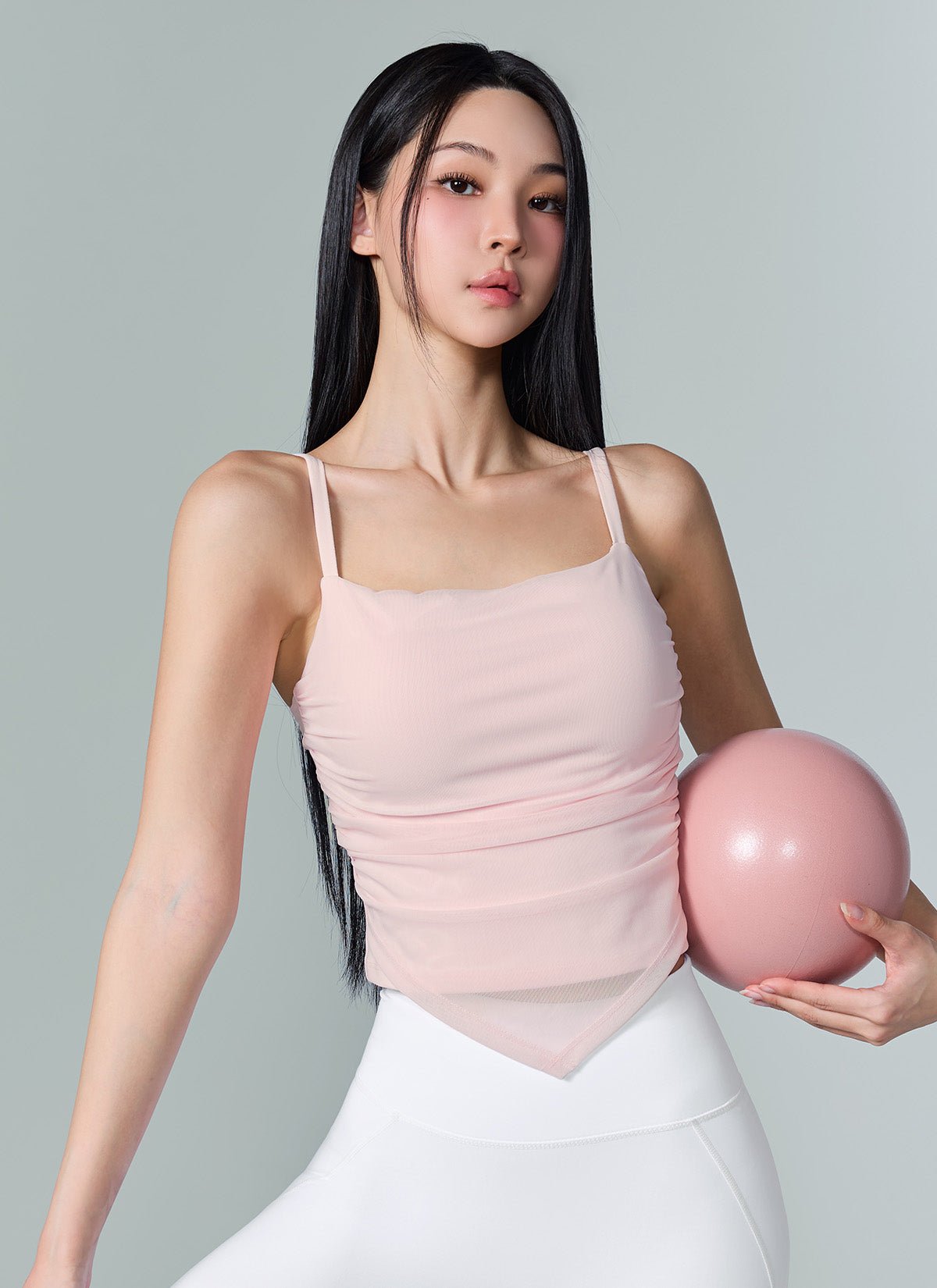 Unbalanced Layered Crop Top