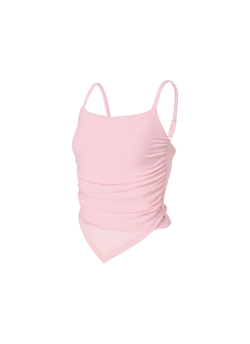 Unbalanced Layered Crop Top
