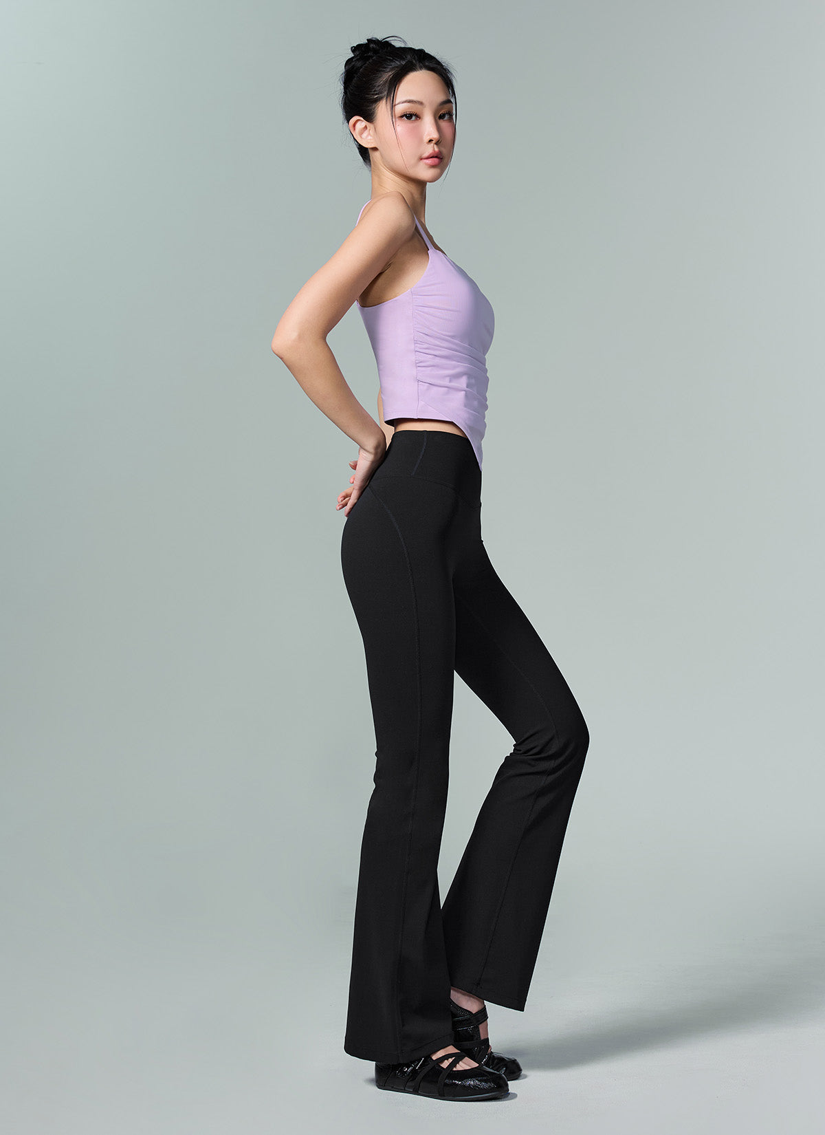 Unbalanced Layered Crop Top