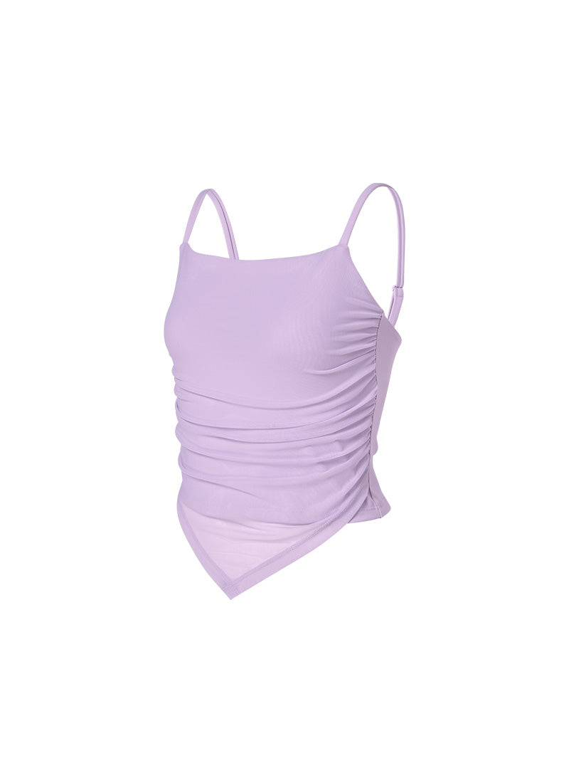 Unbalanced Layered Crop Top