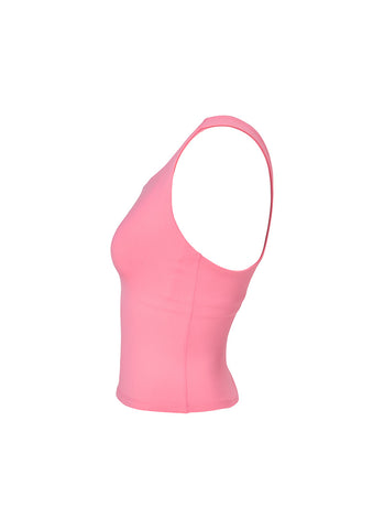 Unbalanced Logo Banding Crop Top