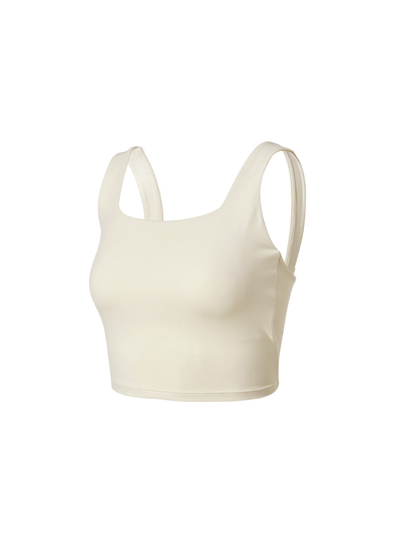 Black Label Signature Power Rise Back Twist Crop Top
