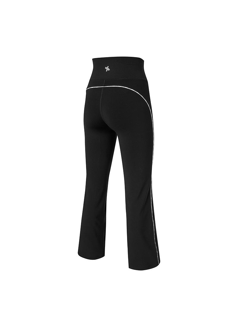 Comfort Fine Logo Piping Bootcut Sports Leggings
