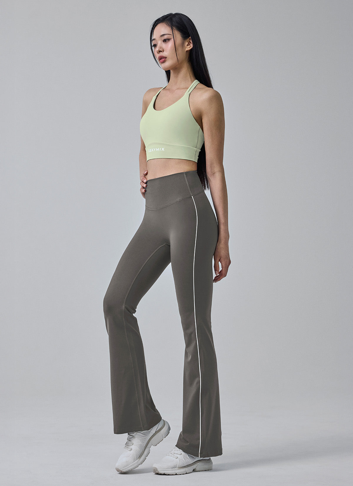 Comfort Fine Piping Boots Cut Leggings
