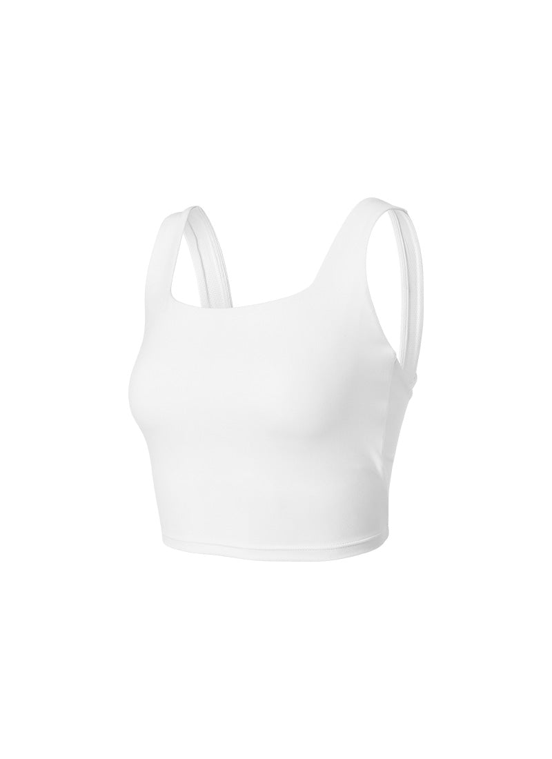 Black Label Signature Power Rise Back Twist Crop Top