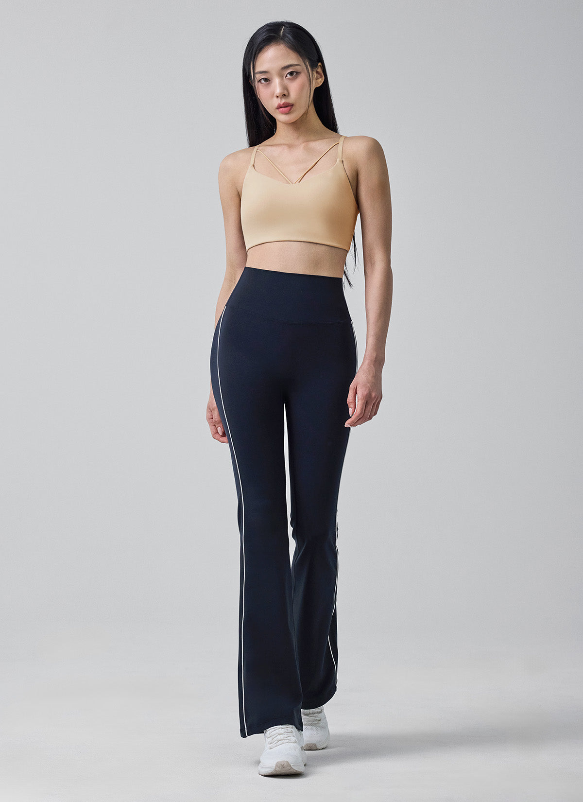 Comfort Fine Piping Boots Cut Leggings