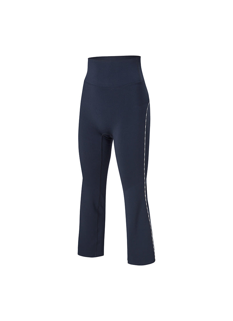 Comfort Fine Logo Piping Bootcut Sports Leggings
