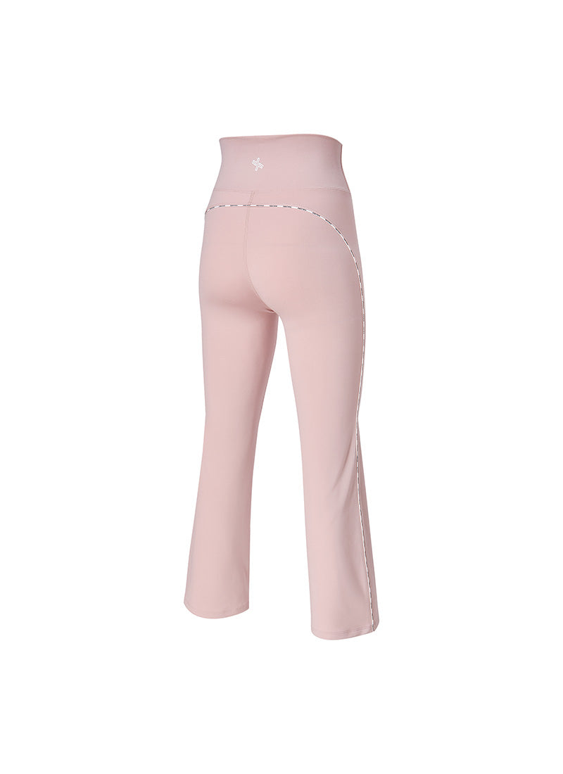 Comfort Fine Logo Piping Bootcut Sports Leggings