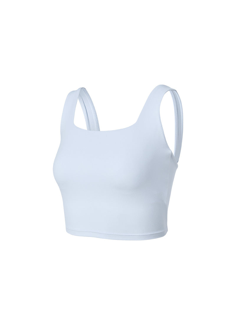 Black Label Signature Power Rise Back Twist Crop Top