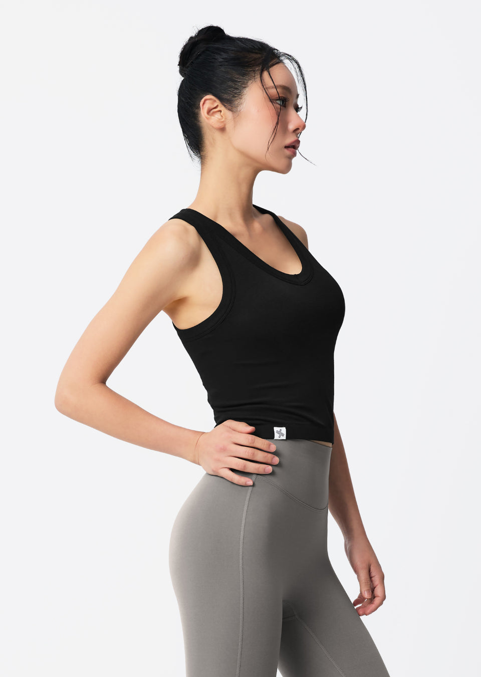 Essentials Seamless V-Neck Tank Top