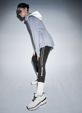 RX Black Label Signature 360N Reflective Piping Running Leggings