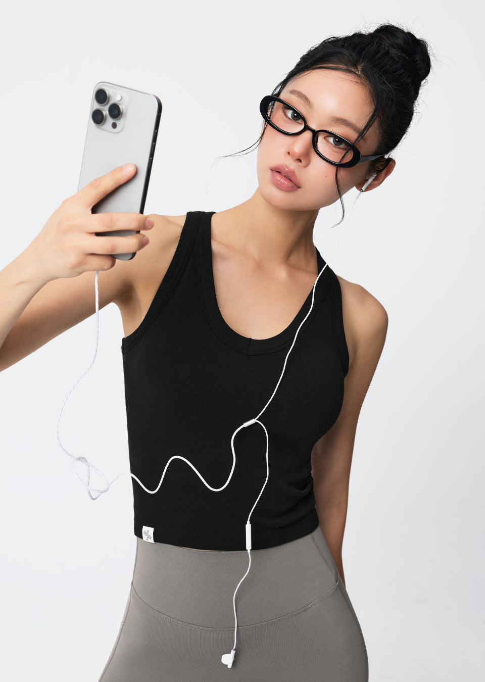 Essentials Seamless V-Neck Tank Top