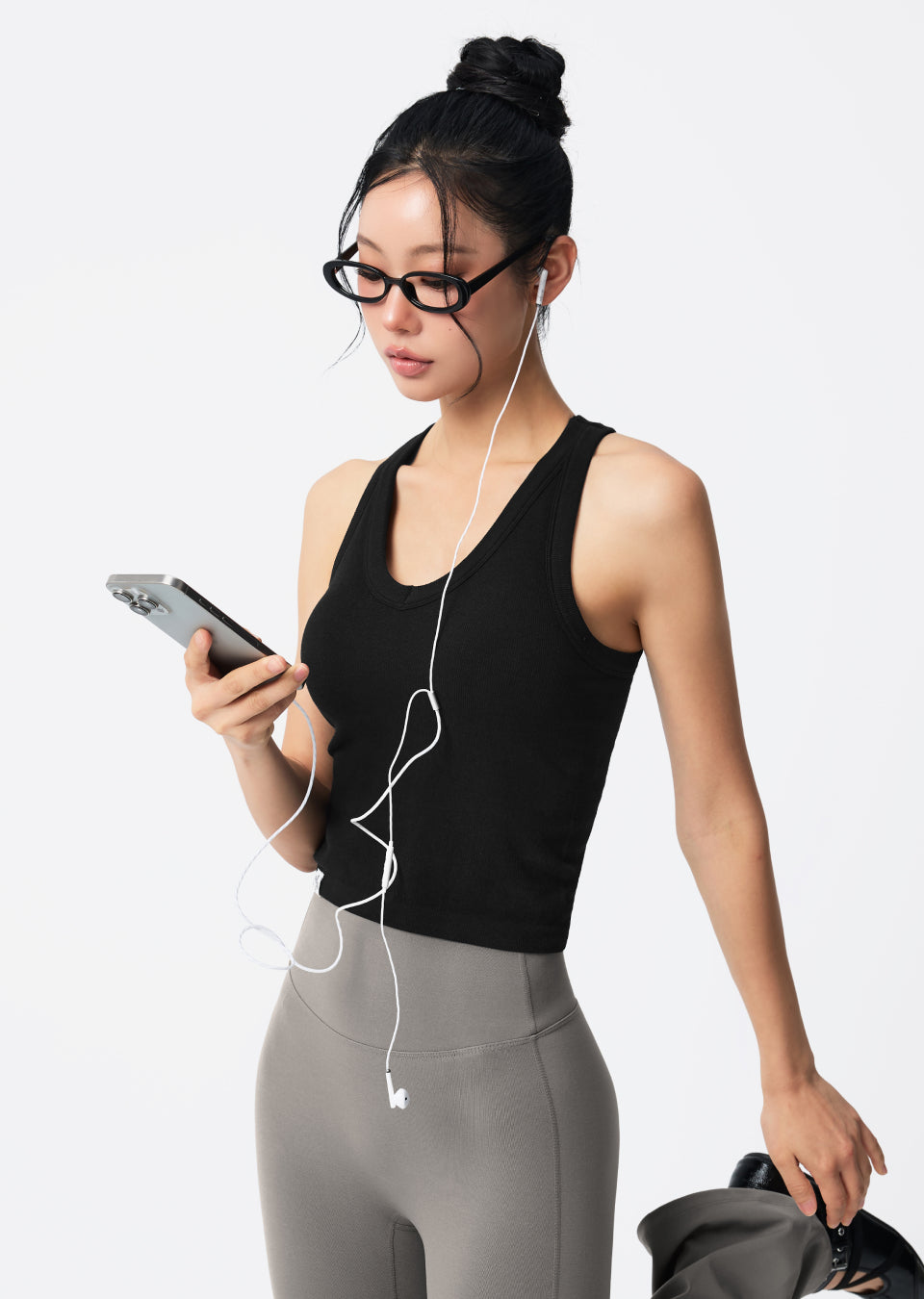 Essentials Seamless V-Neck Tank Top