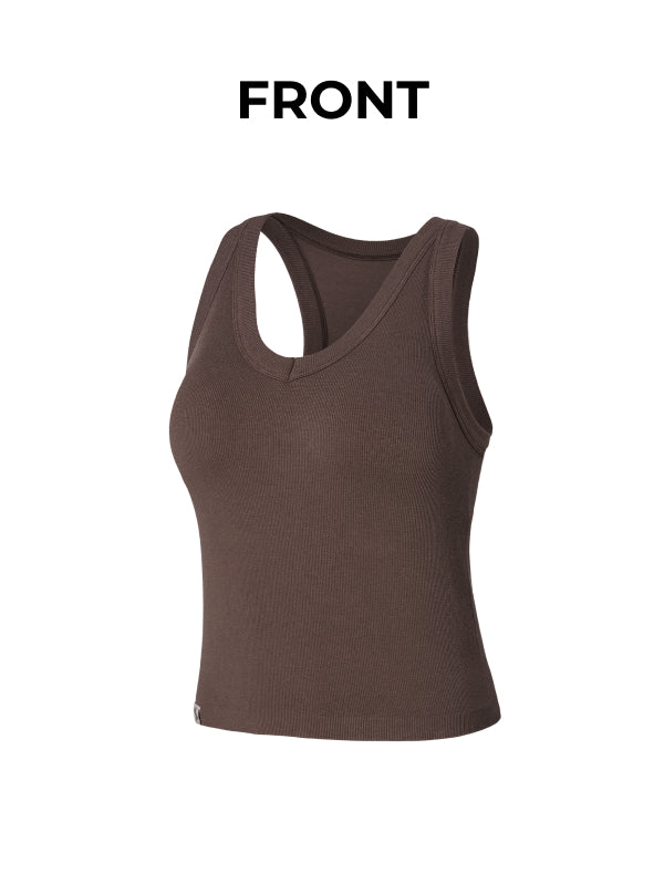 Essentials Seamless V-Neck Tank Top
