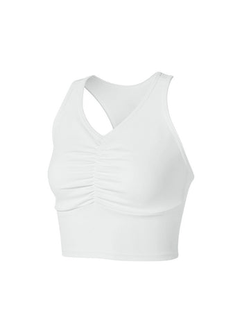 Black Label Signature Power Rise Shirring Crop Top