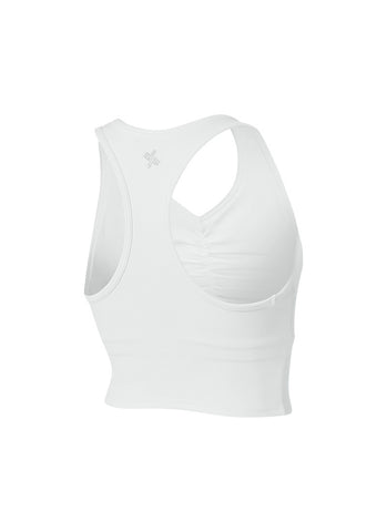 Black Label Signature Power Rise Shirring Crop Top