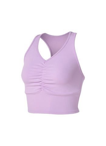 Black Label Signature Power Rise Shirring Crop Top