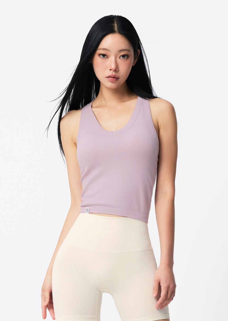 Essentials Seamless V-Neck Tank Top