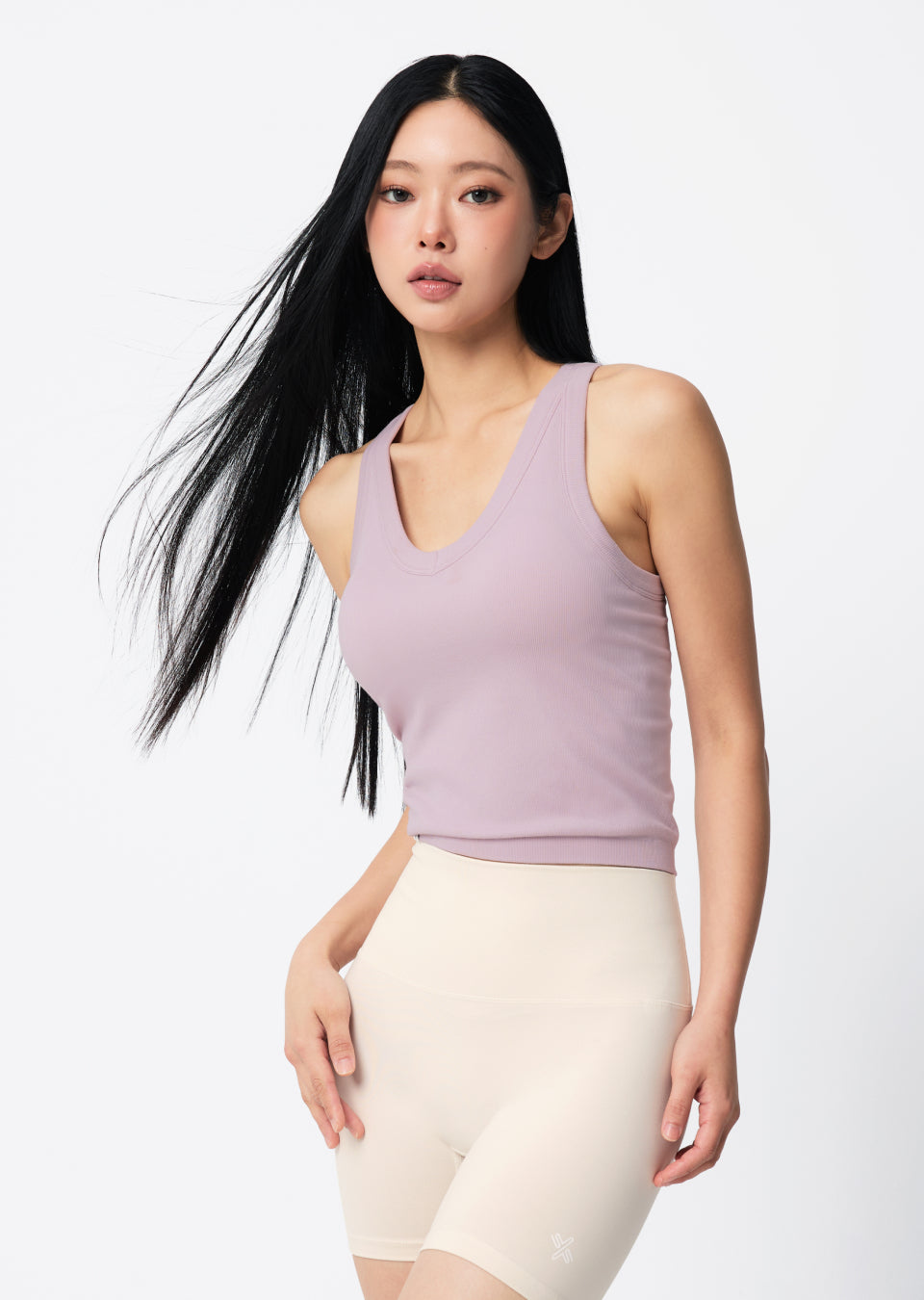 Essentials Seamless V-Neck Tank Top