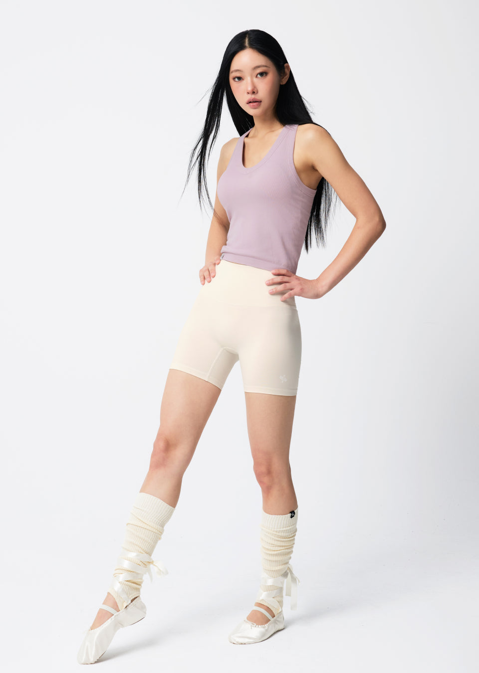 Essentials Seamless V-Neck Tank Top