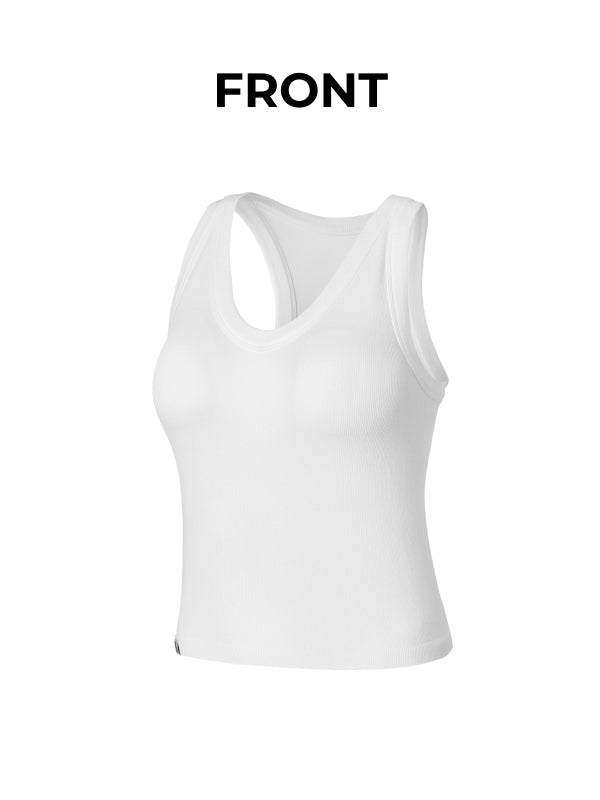 Essentials Seamless V-Neck Tank Top