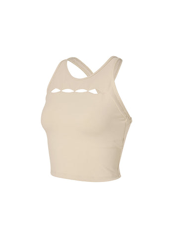 Cotton-like Cutout Hole Crop