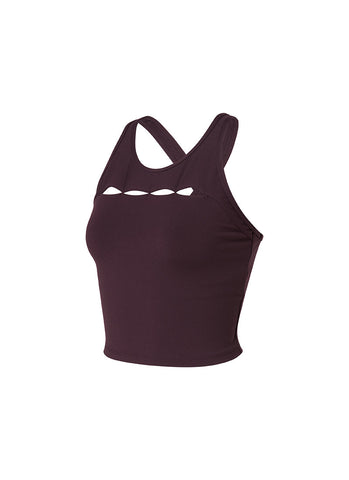 Cotton-like Cutout Hole Crop