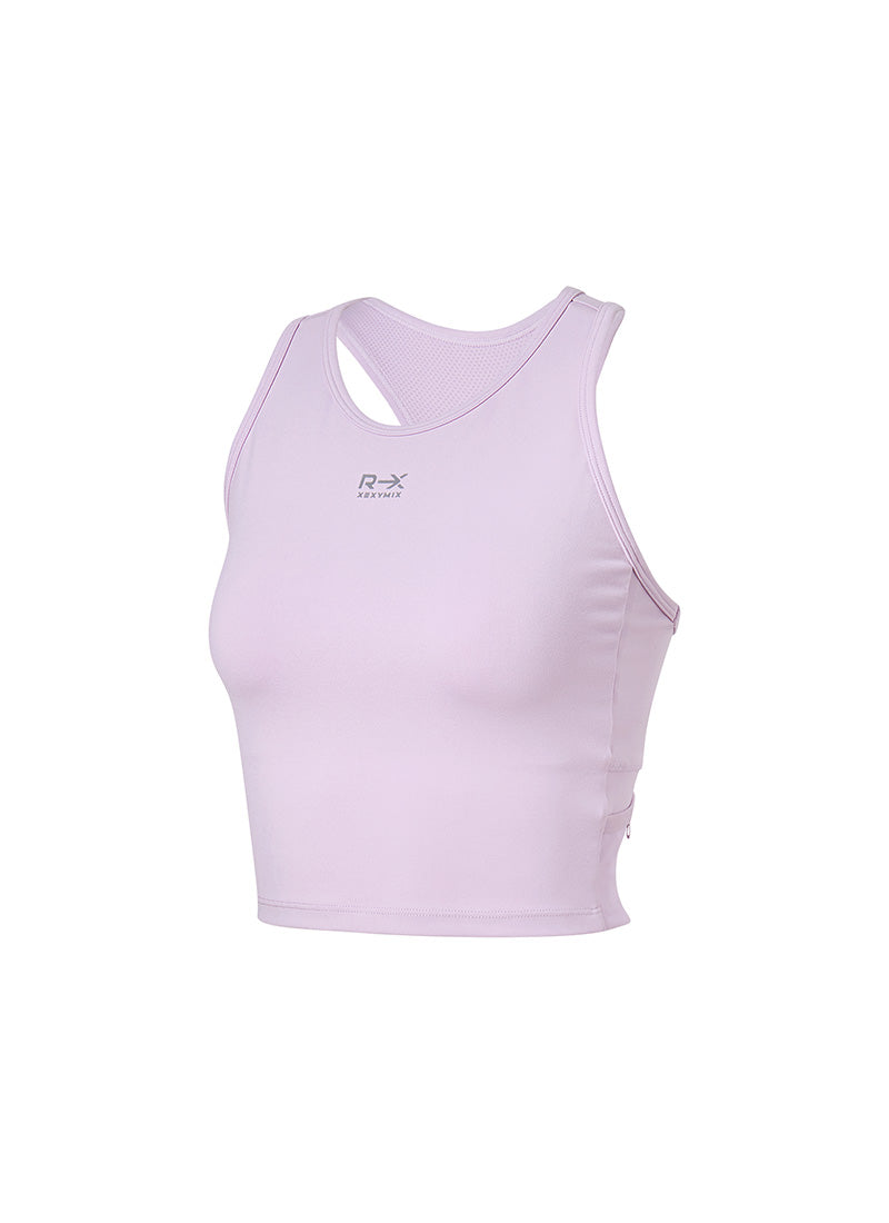 RX Comfort Fine Mesh Pocket Crop Top