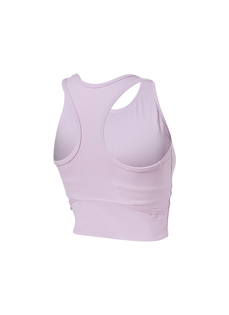 RX Comfort Fine Mesh Pocket Crop Top
