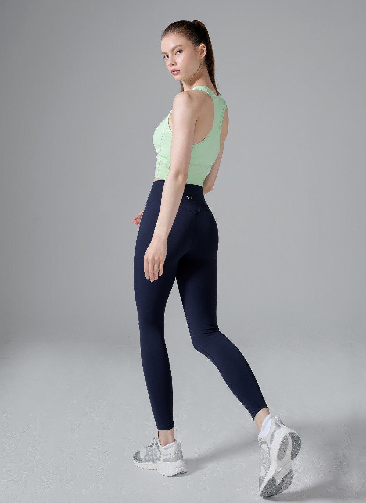 RX Comfort Fine Mesh Pocket Crop Top
