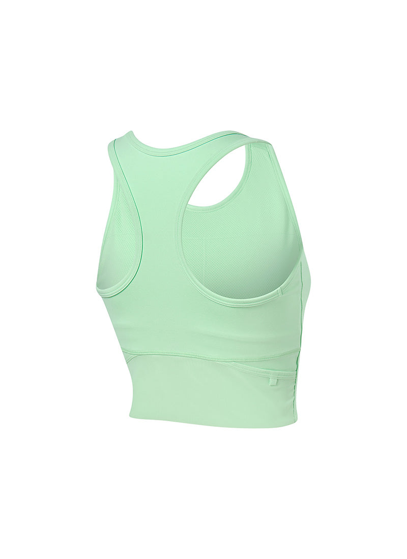RX Comfort Fine Mesh Pocket Crop Top