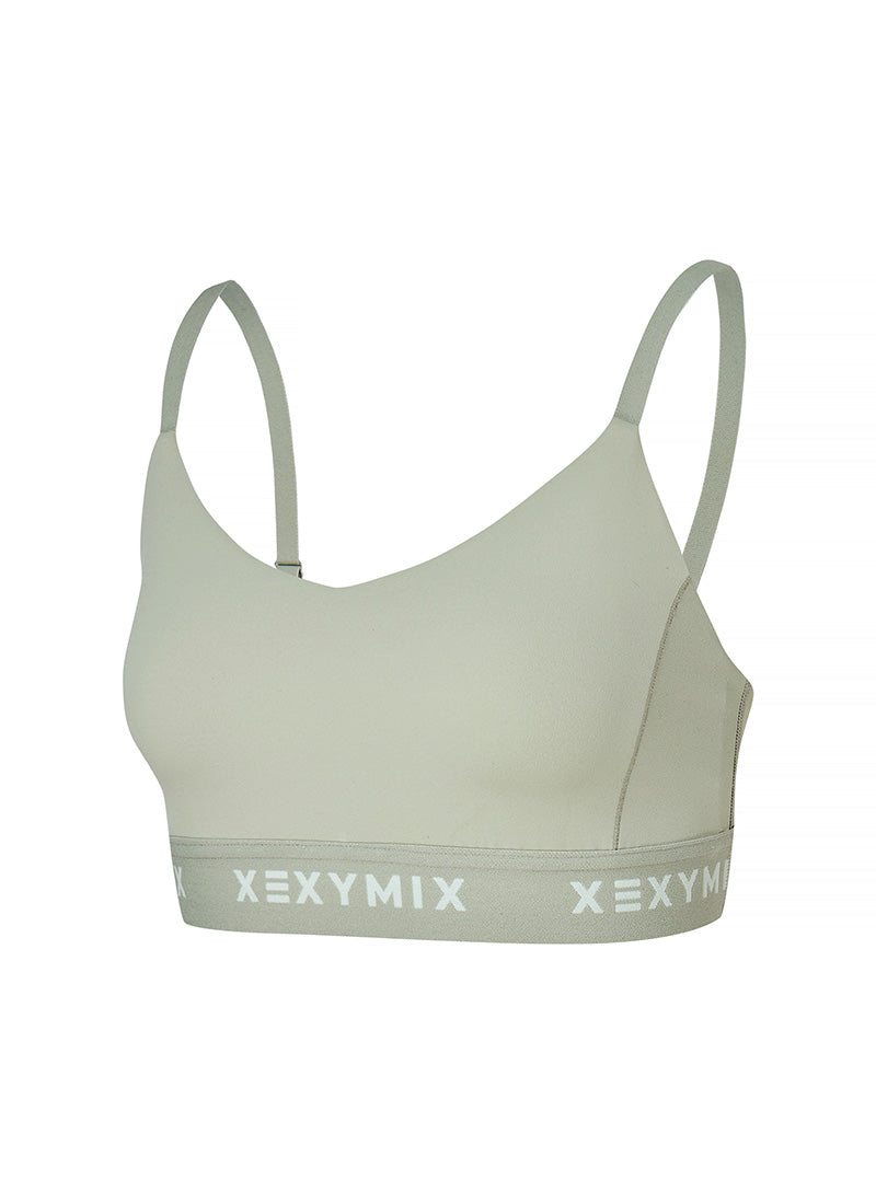 Black Label Signature Power Rise Logo Band Bra Top